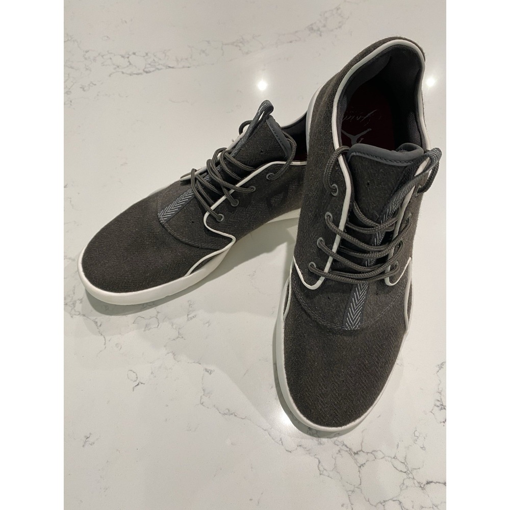 Jordan Eclipse Chukka Men's Size 8.5 Dark Grey Anthracite Woven Sneakers EUC